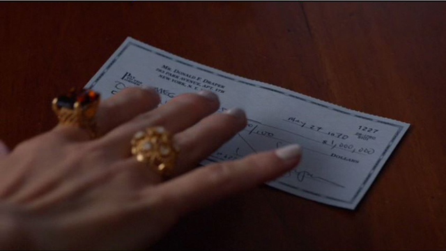 Mad Men 709, Don's check