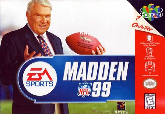Madden 99 (N64) cover