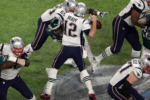 Tom Brady in Super Bowl LII